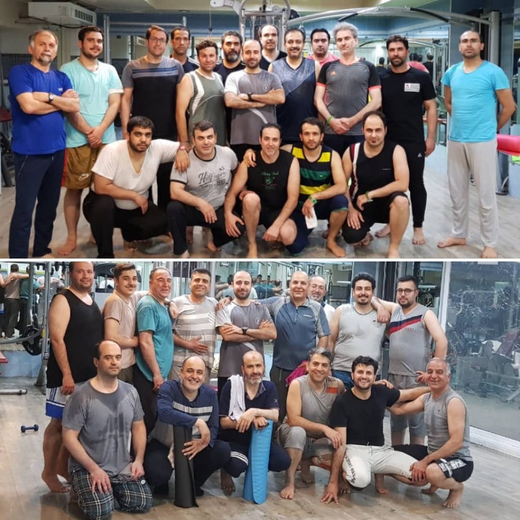 ارتباط با من 9 کلاس پیلاتس آقایان در مجموعه ورزشی رفاه تهران مربی حسن موسوی